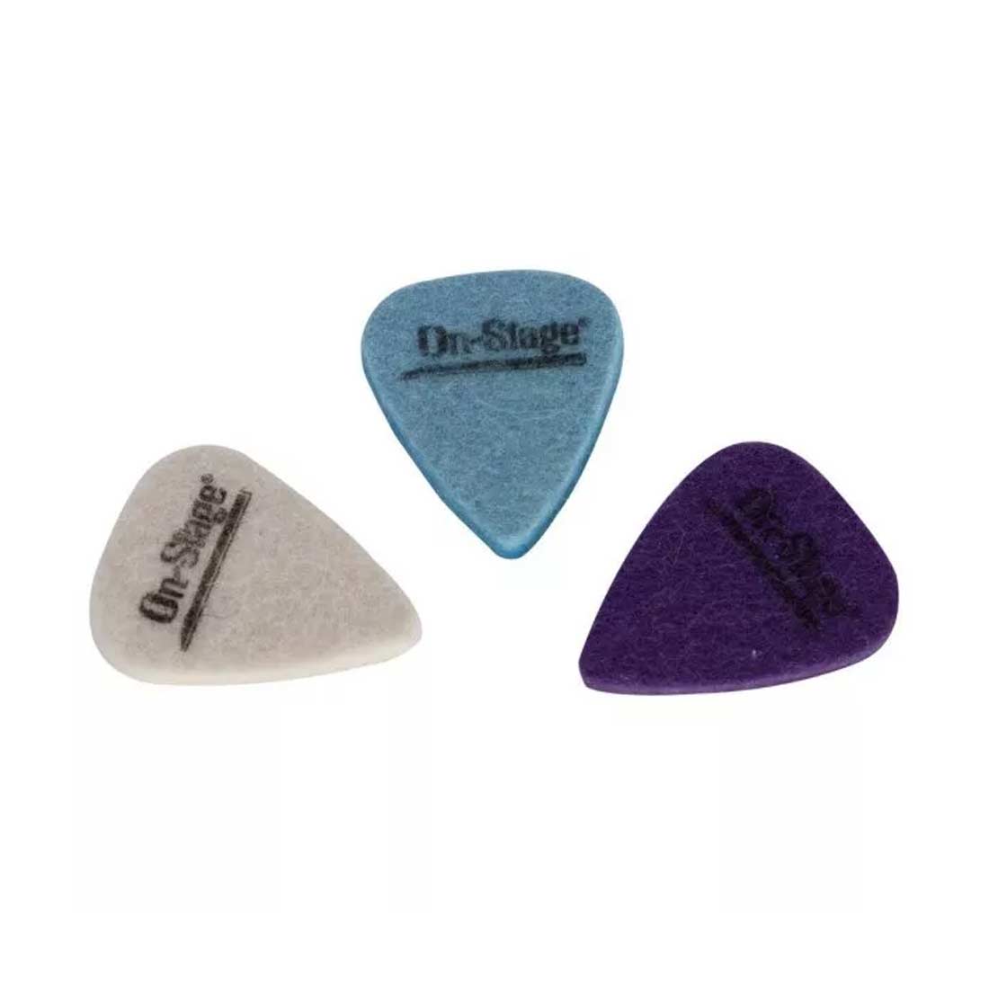 On Stage 3-Pack Felt Ukulele Picks