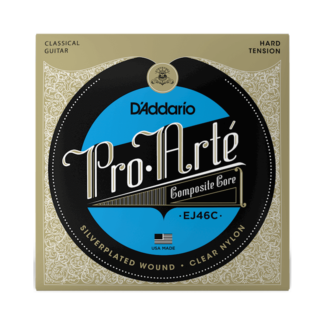 DAddario EJ46C Pro-Arte Composite Classical Guitar Strings Hard Tension