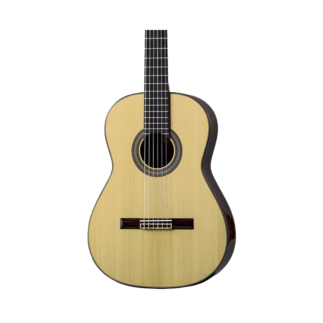 Chitarra classica stile Torres K.Yairi YCT-12 con top in cedro massello, fondo e fasce in palissandro massello, finitura lucida naturale