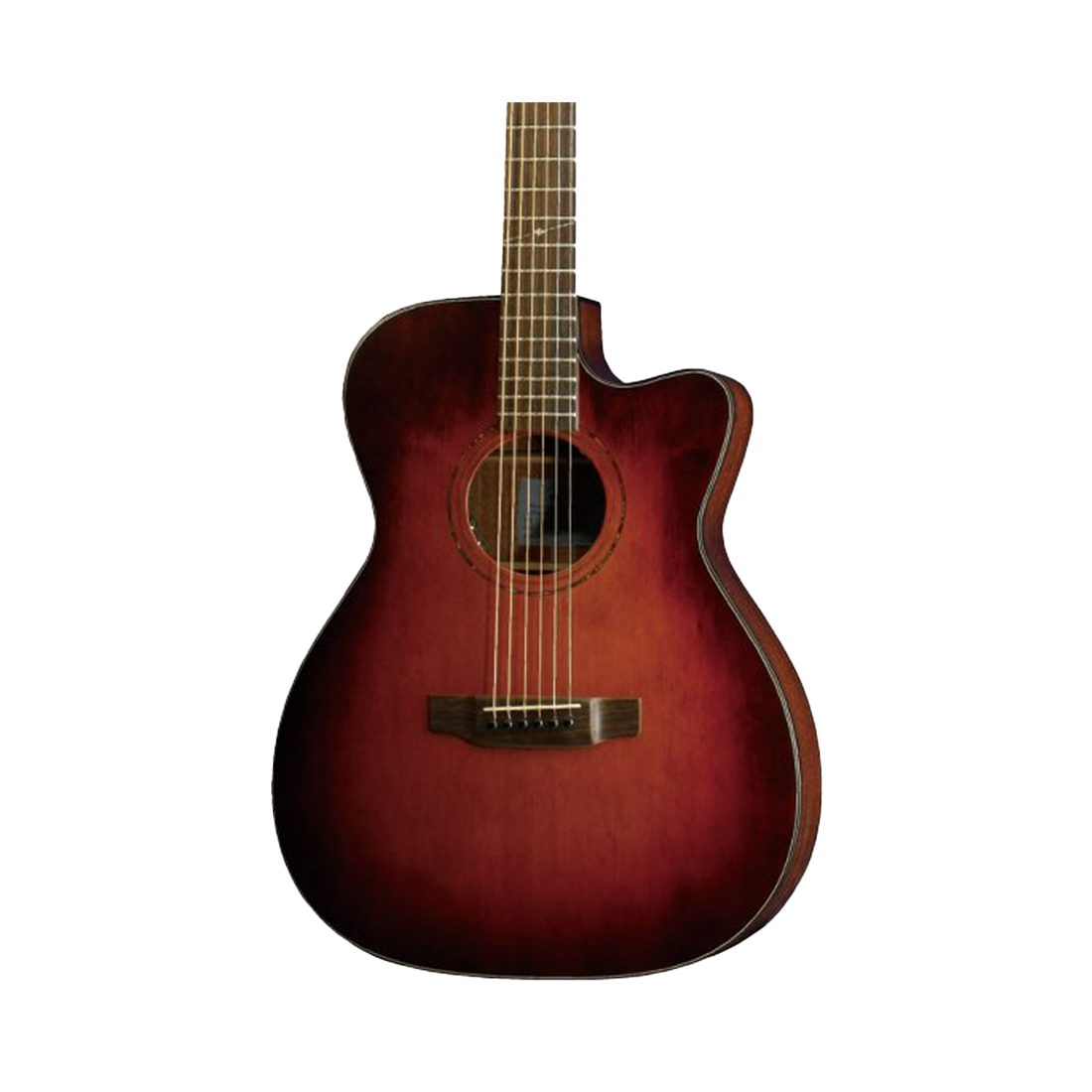 K.Yairi YFL-55CEVS Acoustic Electric Guitar with Cutaway, Solid Cedar Top, Sapele Laminate Back and Sides, VS - Vintage Sunburst