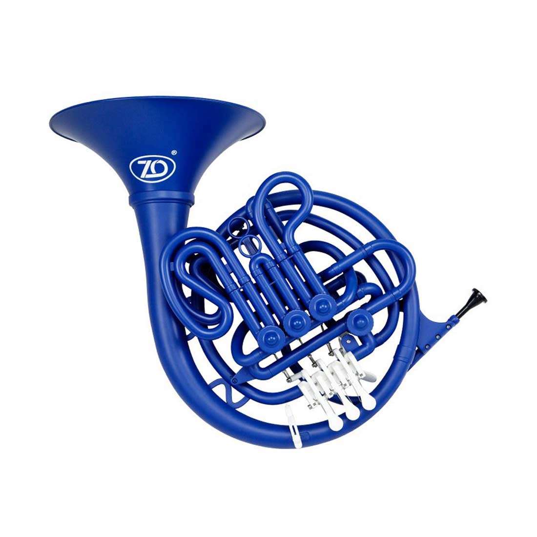 Zo ZOHORNBB Plastic Double French Horn in F/Bb in Blue Blast Matt Finish with Mouthpiece and Bag