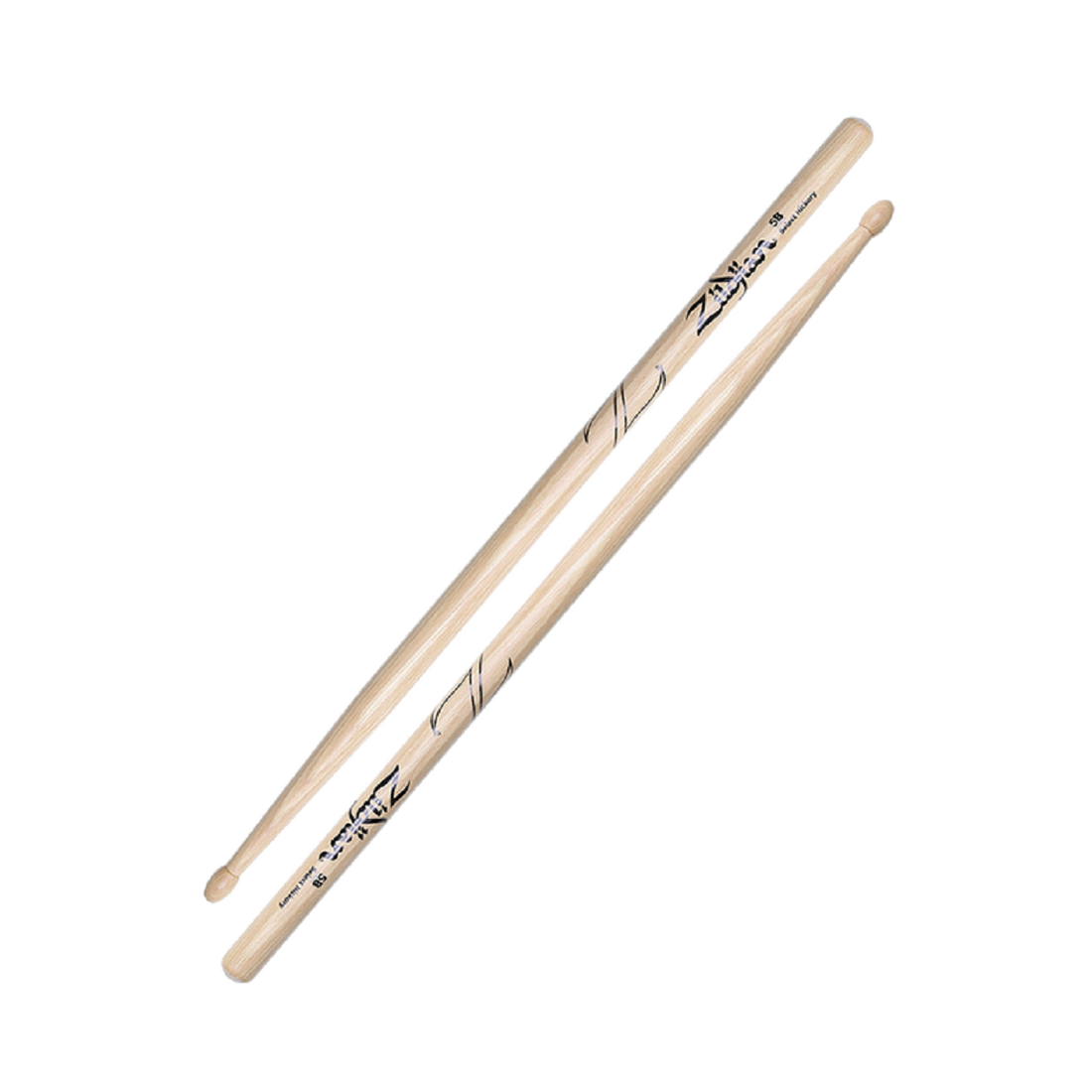 Bacchette Zildjian Hickory 5B con punta in legno