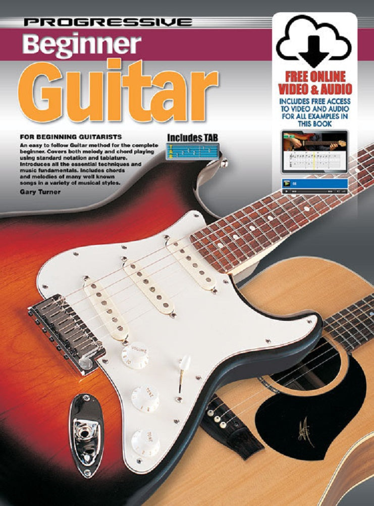 Progressive Beginner Guitar Book With Online Media