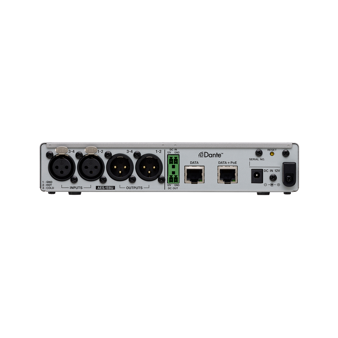 DCP 4CH AES/EBU I/O