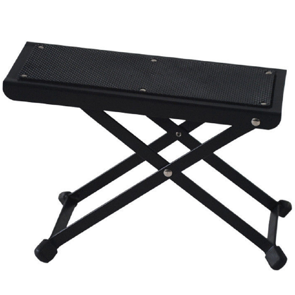 Deluxe Guitar Foot Stool Black