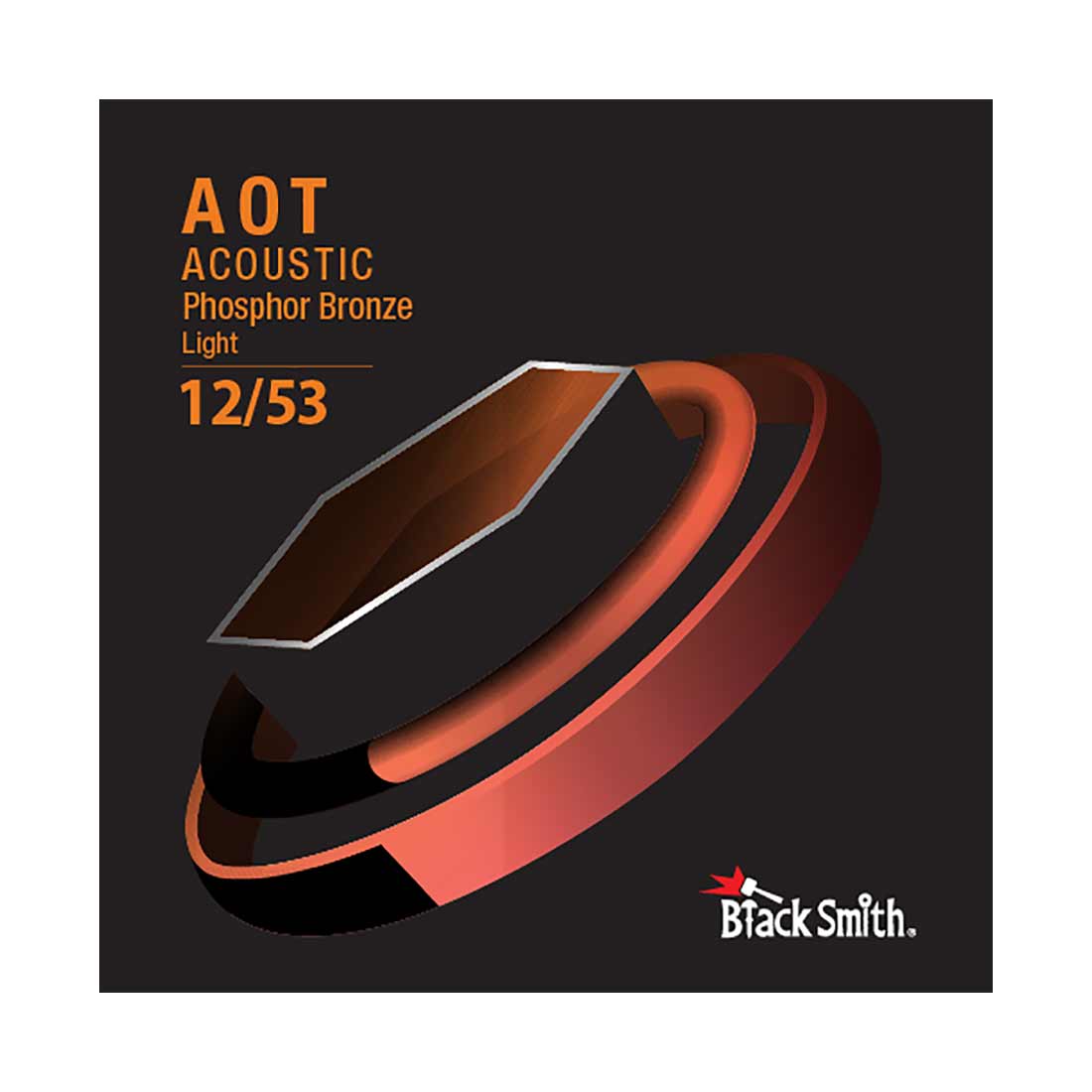 Black Smith PB-1253-3P Light 80/20 Bronze Acoustic Guitar Strings - 3 Pack