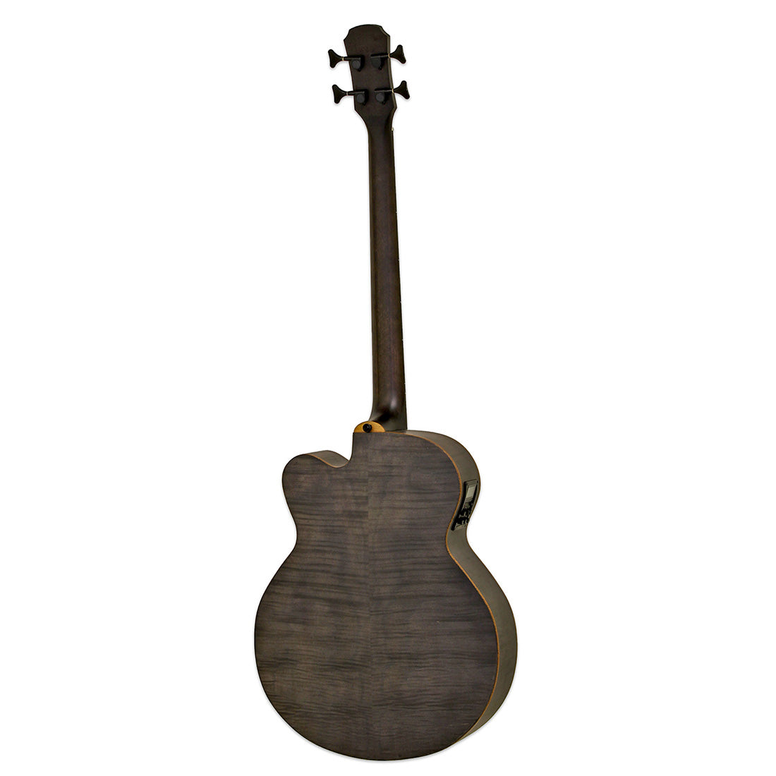 Aria FEB-F2/FL Elecord Series Fretless AC/EL Bass Guitar in Stained Black