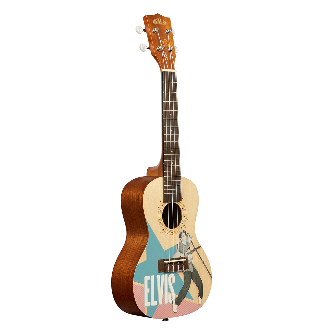 Kala Elvis Rockabilly Learn To Play Concert Ukulele Starter Kit