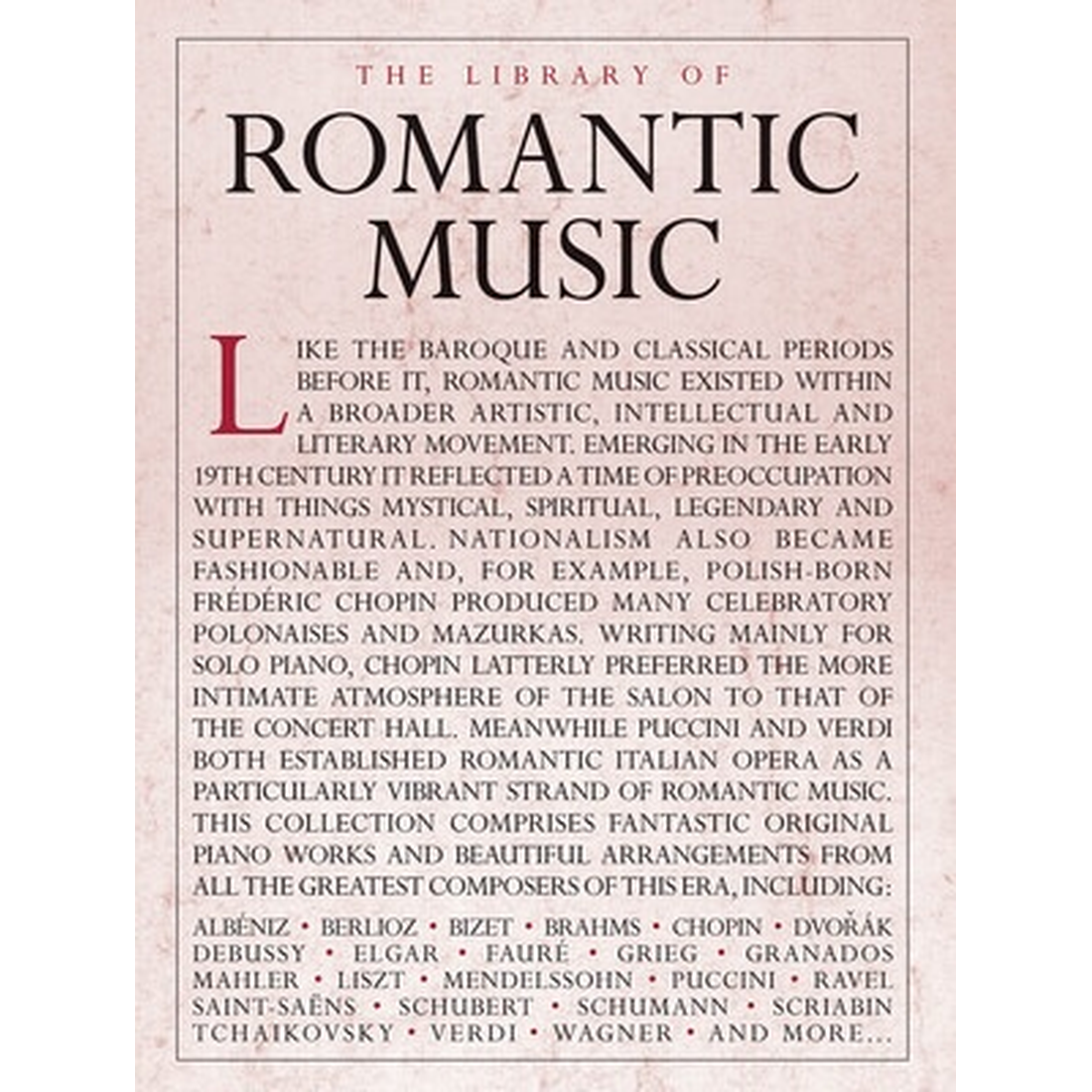 The Library of Romantic Music