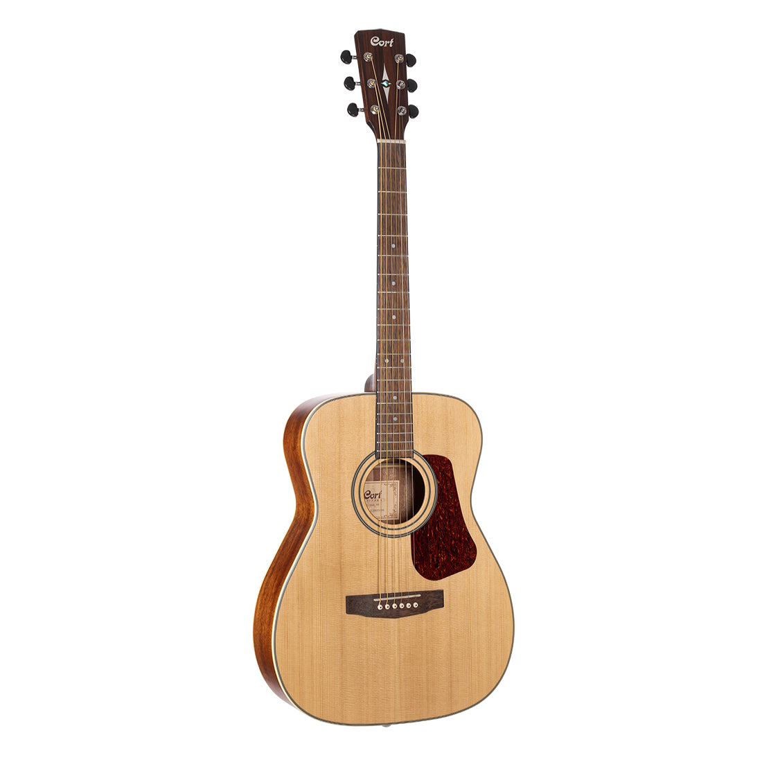 Cort L100C Natural Satin Spruce Concert Guitar
