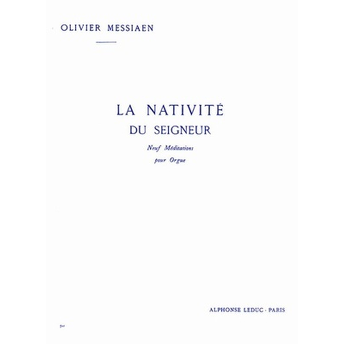 Nativity Of The Lord Volume 1 Organ