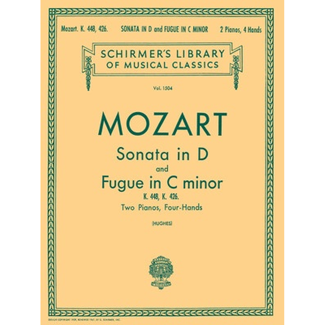 Sonata in D K 448 and Fugue in C Minor K 426