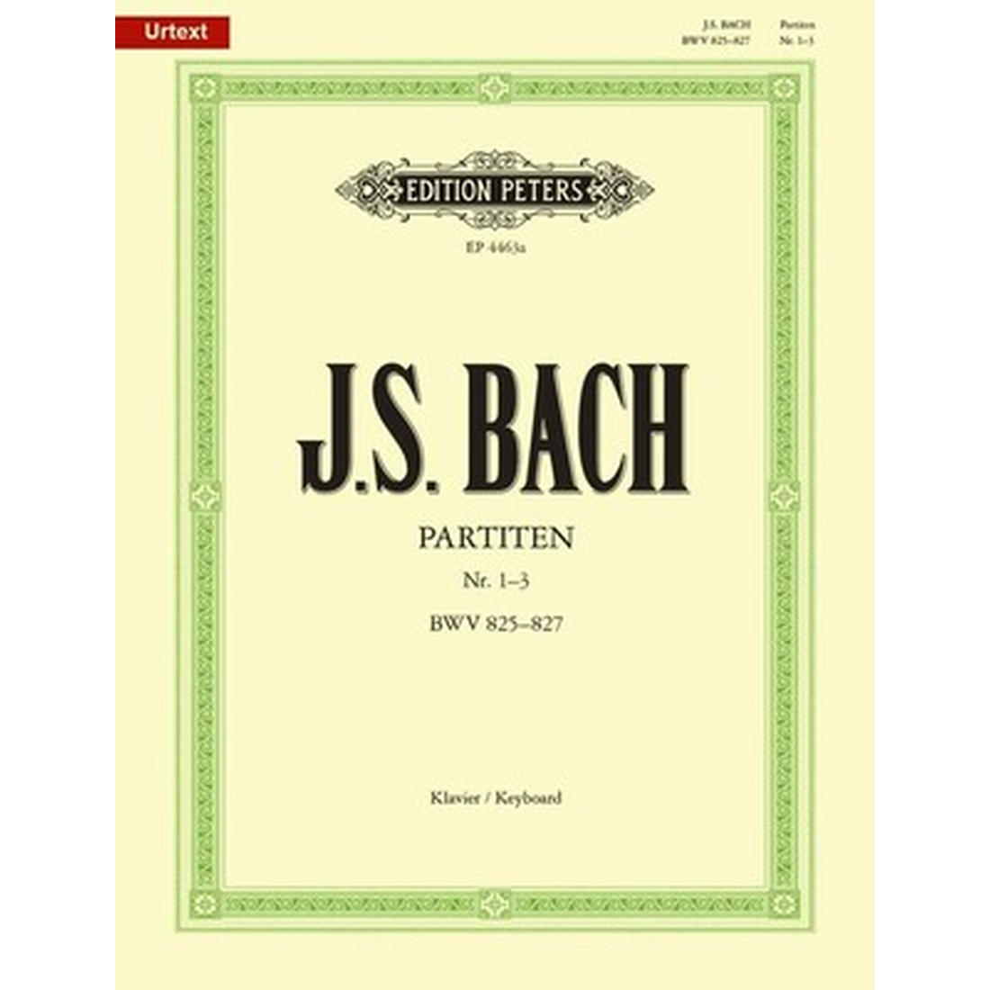 Partitas Vol. 1 Nos. 1-3 BWV 825-830