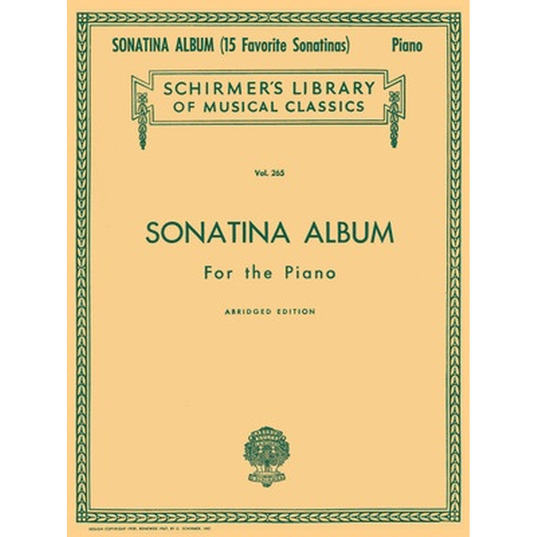 Sonatina Album, Abridged Edition