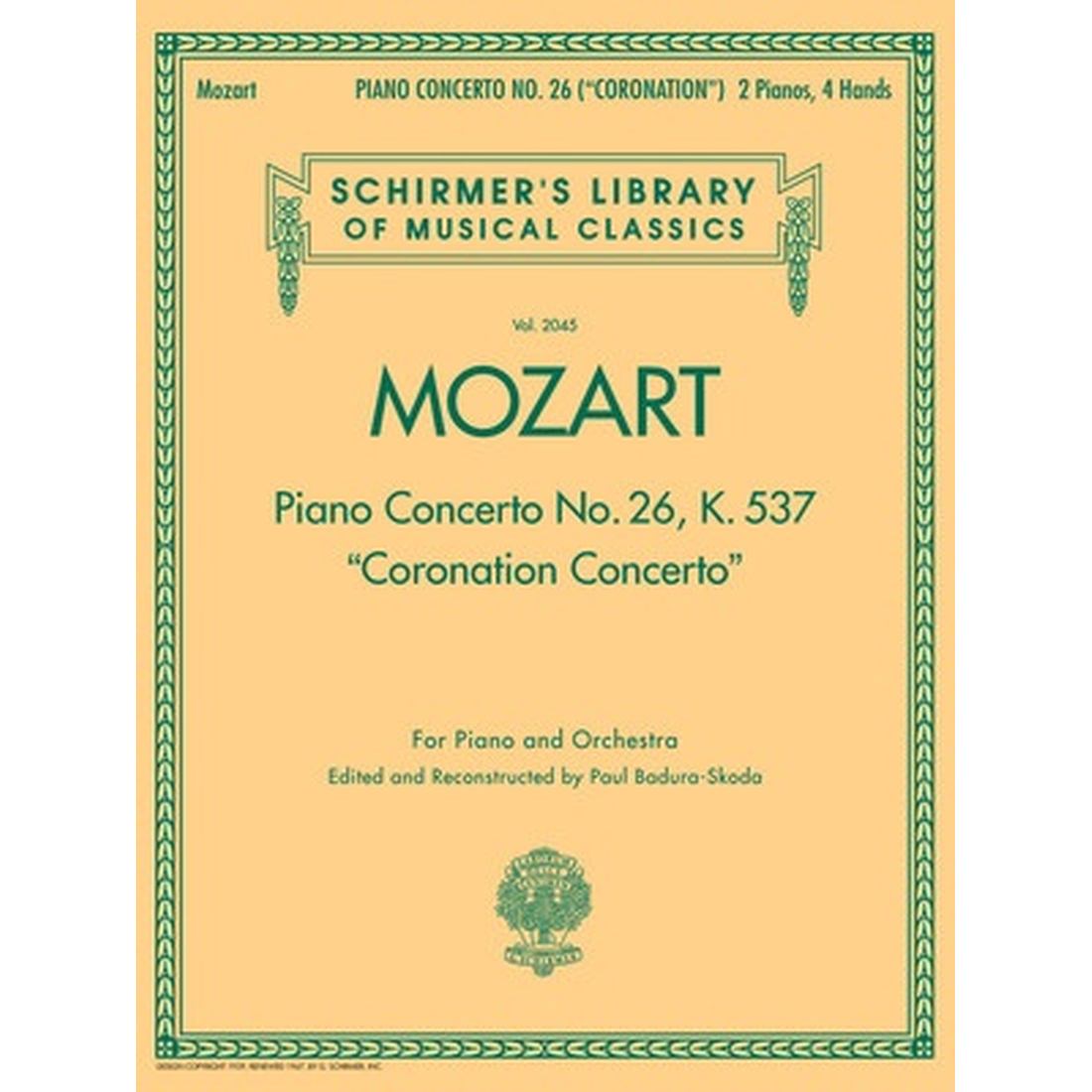 Piano Concerto No. 26, K 537 (Coronation Concerto)