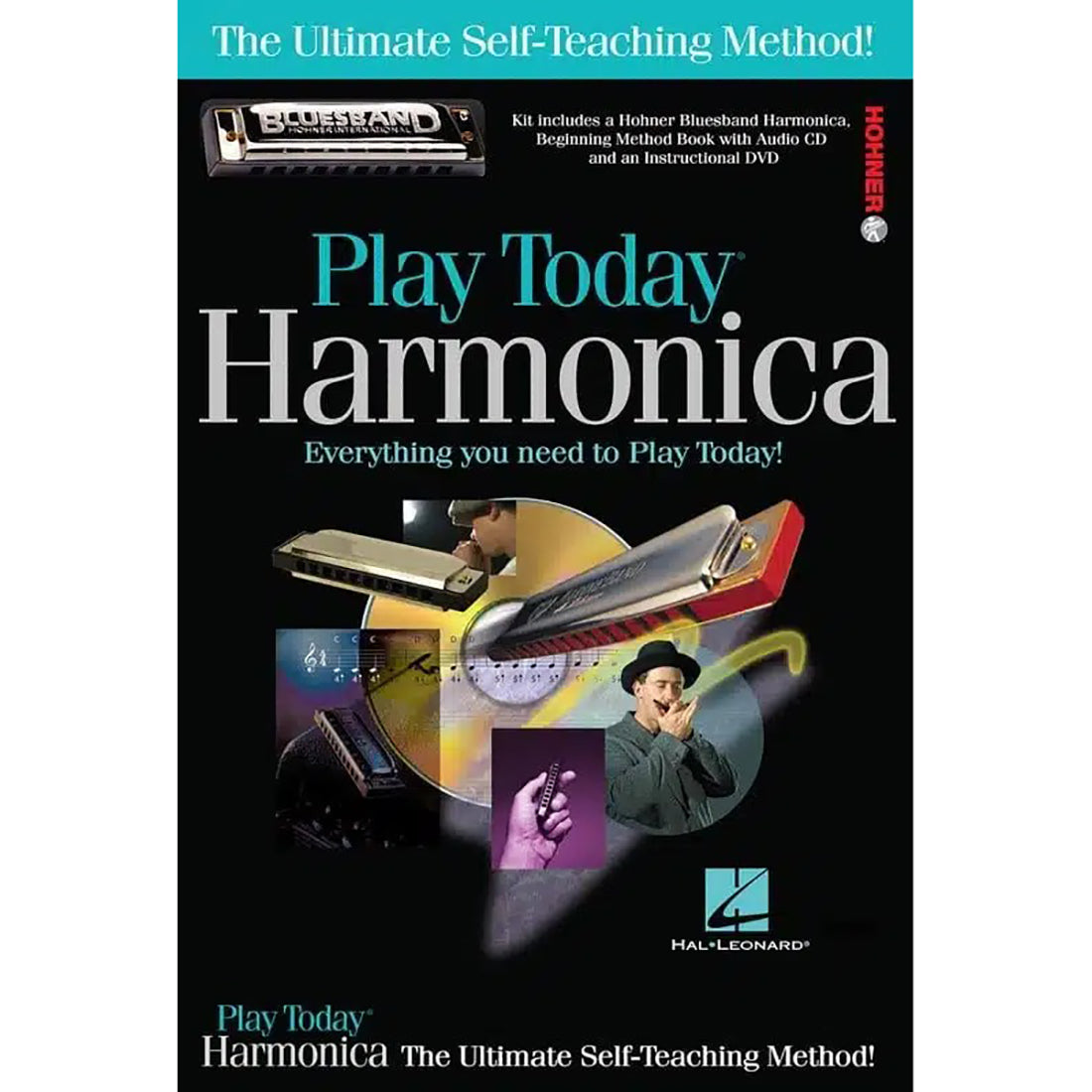 Play Harmonica Today - Complete Kit with Book/CD/DVD/Hohner Bluesband Harmonica