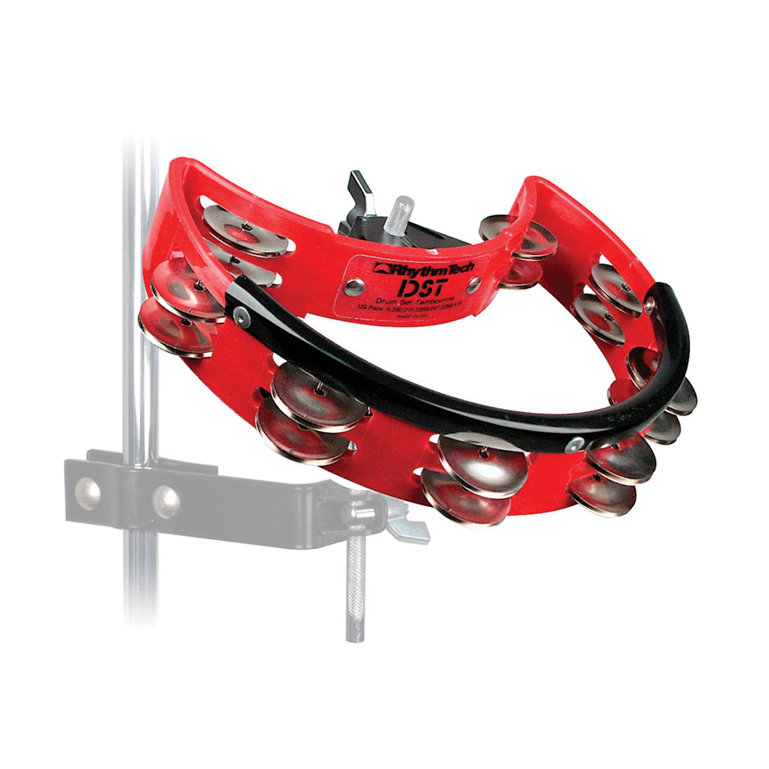 Rhythm Tech DST30-U Red Drum Set Nickel Jingles Tambourine