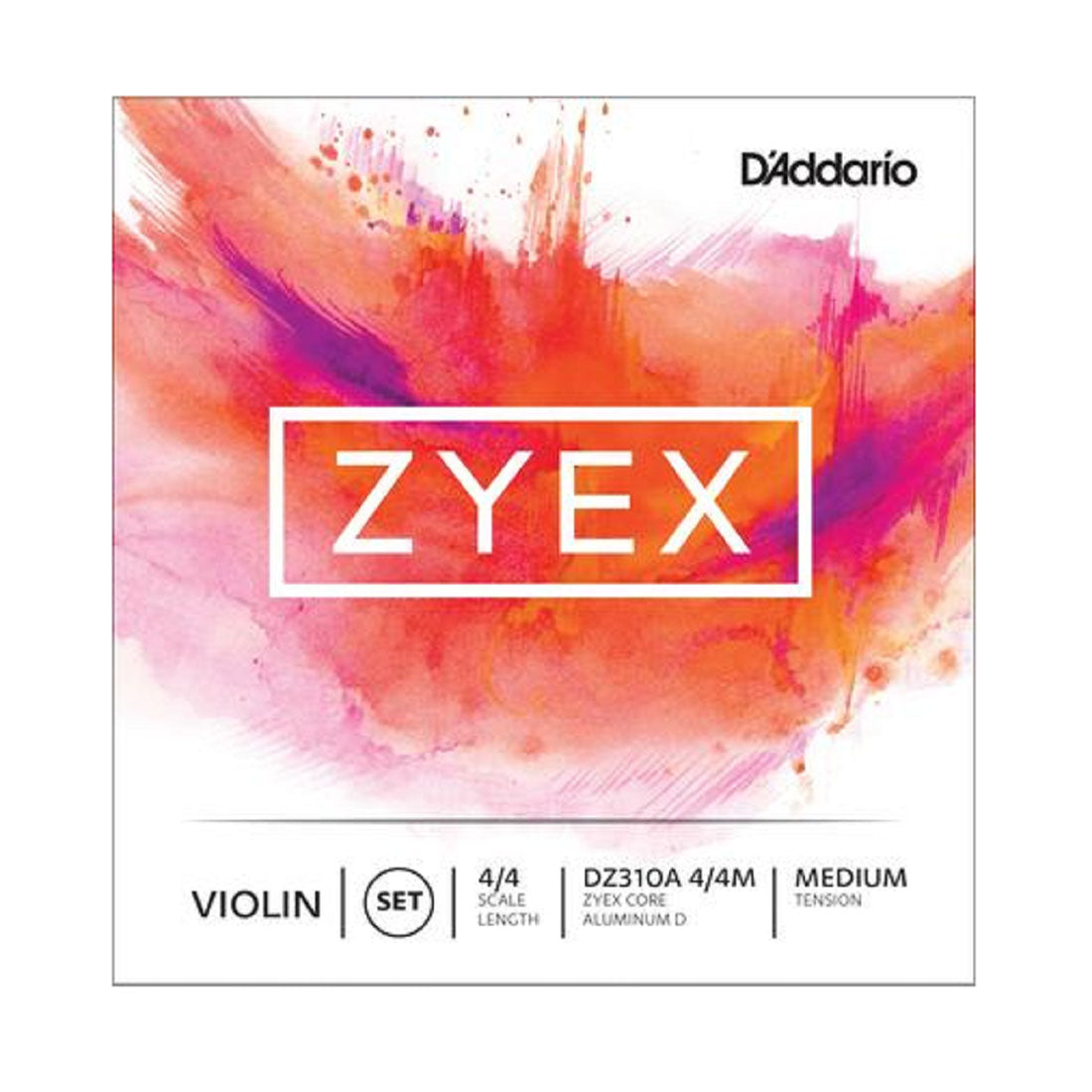 D'Addario Zyex 4/4 Aluminium D Violin Strings