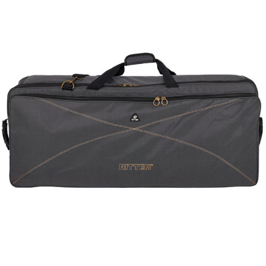 Ritter RKS7-30W/MGB Misty Grey - Leather Brown Keyboard Bag 1160 x 460 x 150 w/Wheels