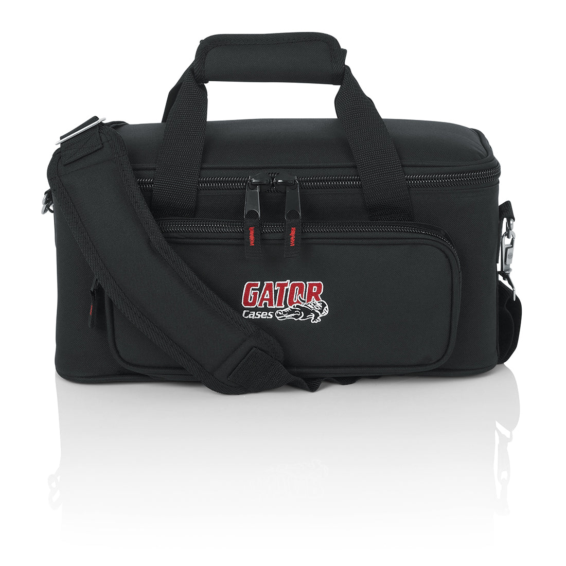Gator Cases GM-12B Borsa imbottita per un massimo di 12 microfoni con tasche esterne per cavi 