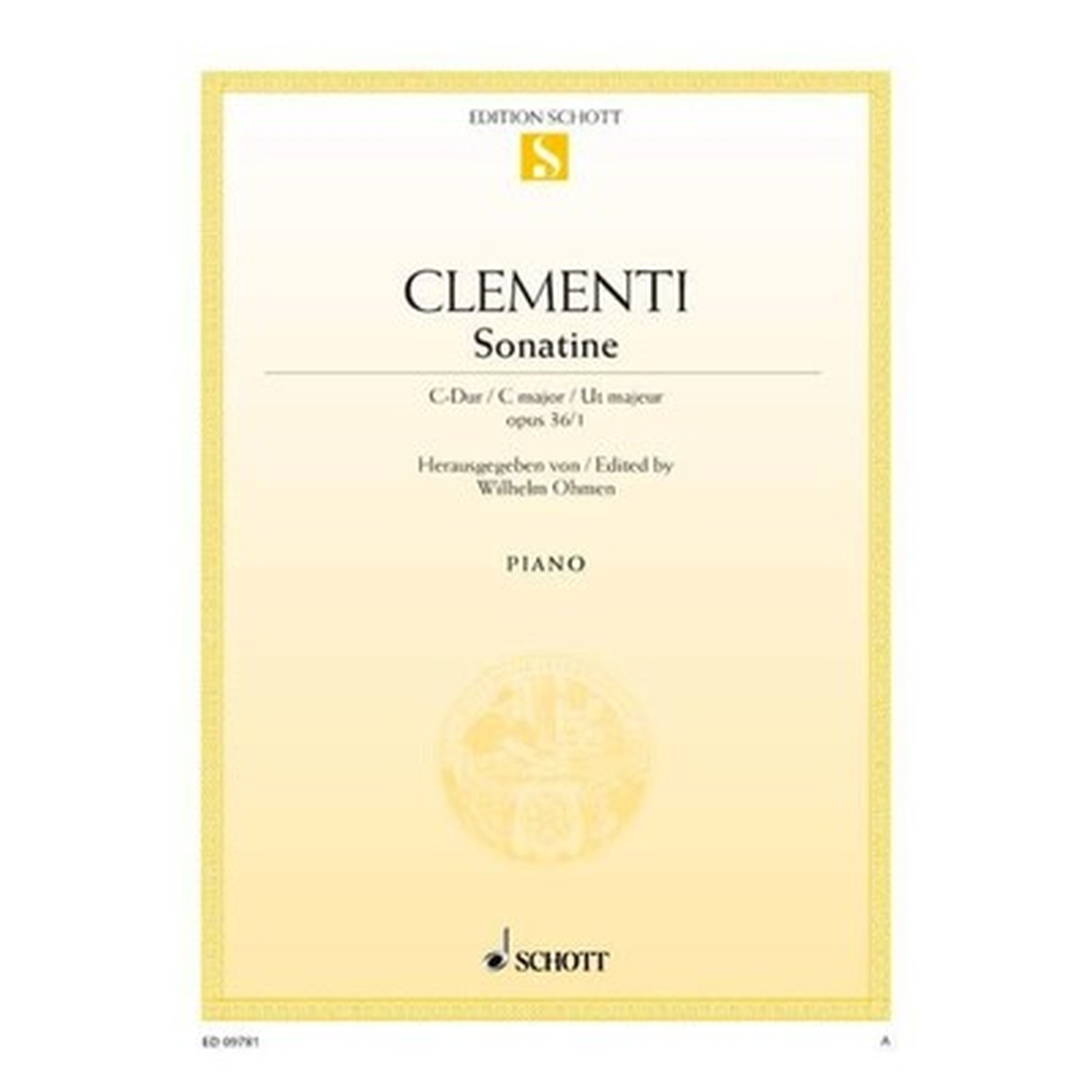 Sonatina in C major Op. 36 No. 1