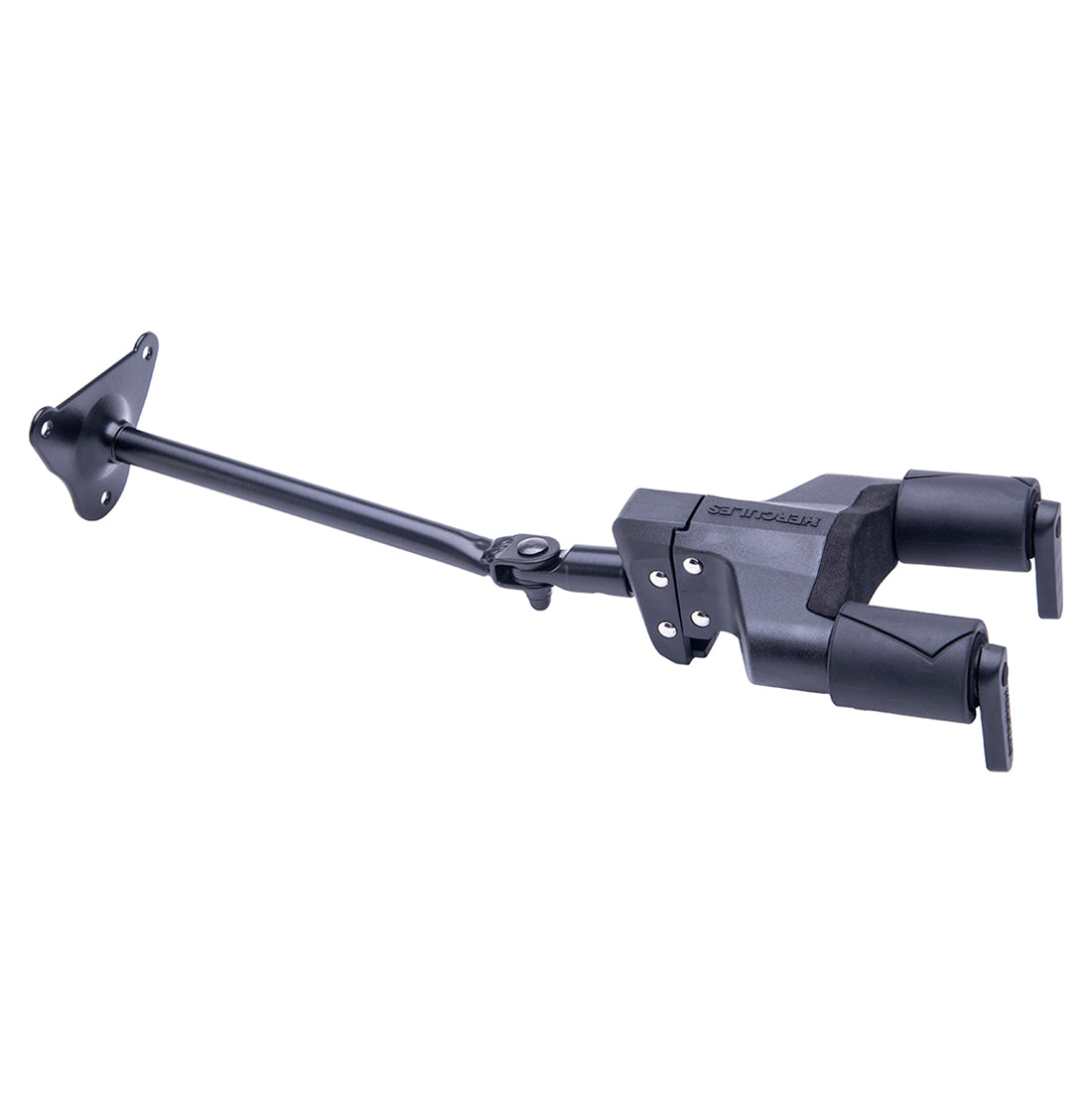 GSP40WB Hercules Auto Grip System Guitar Hanger  Steel Wall Mount  Long Arm