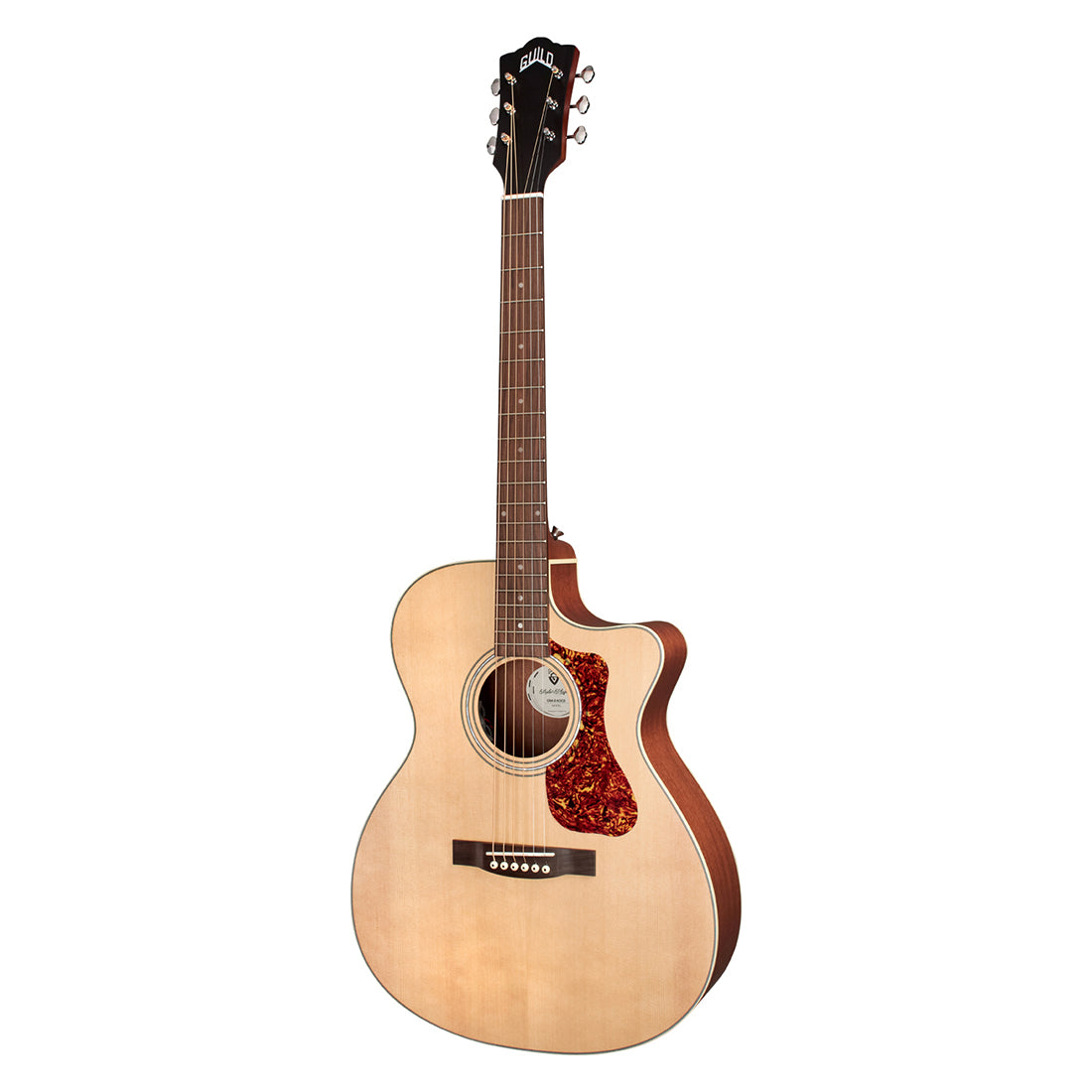 Guild OM-240CE Orchestra Size Acoustic Electric Cutaway Guitar with Bag