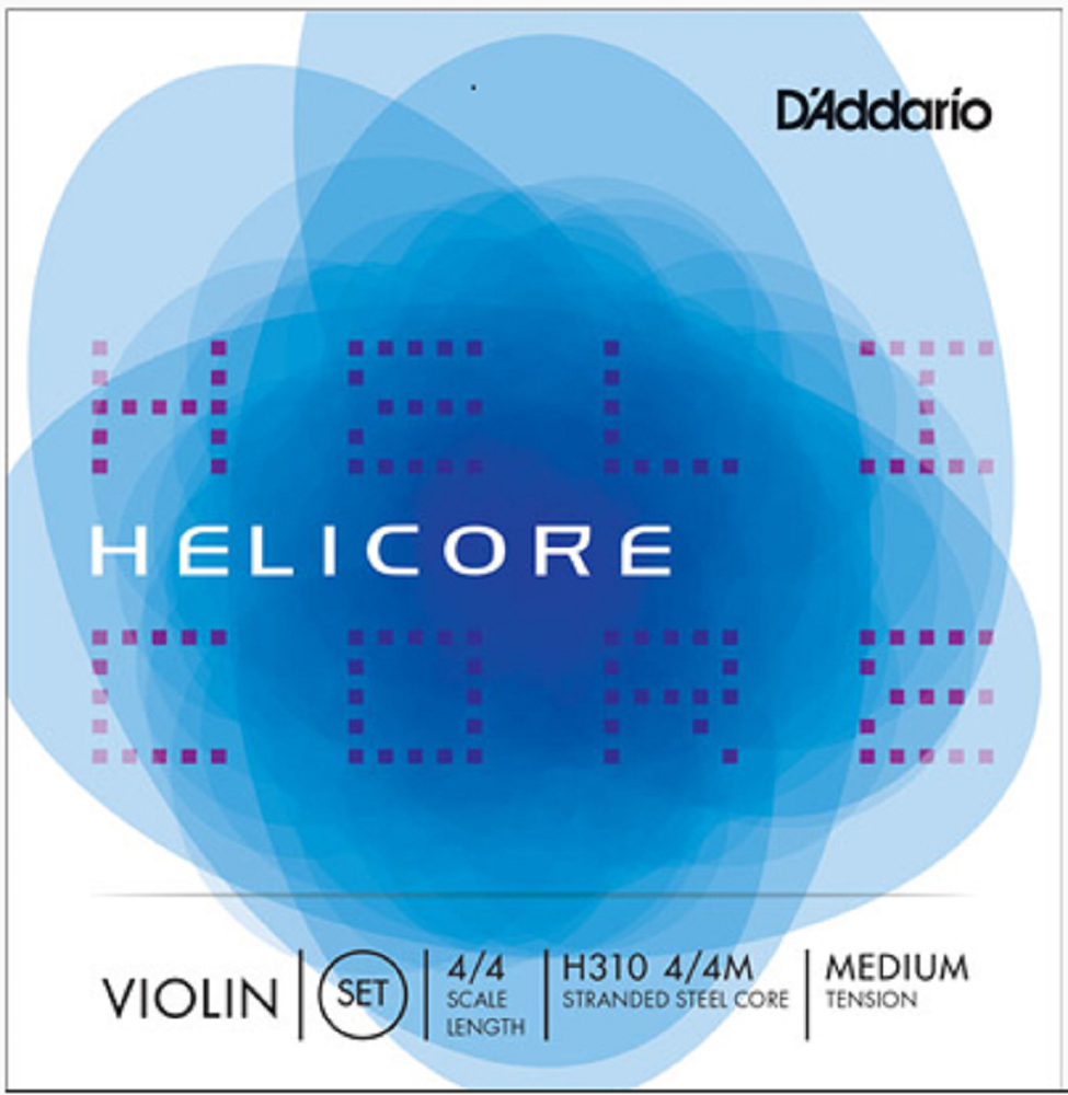D'Addario Helicore H310 4/4M Violin Strings Medium Tension