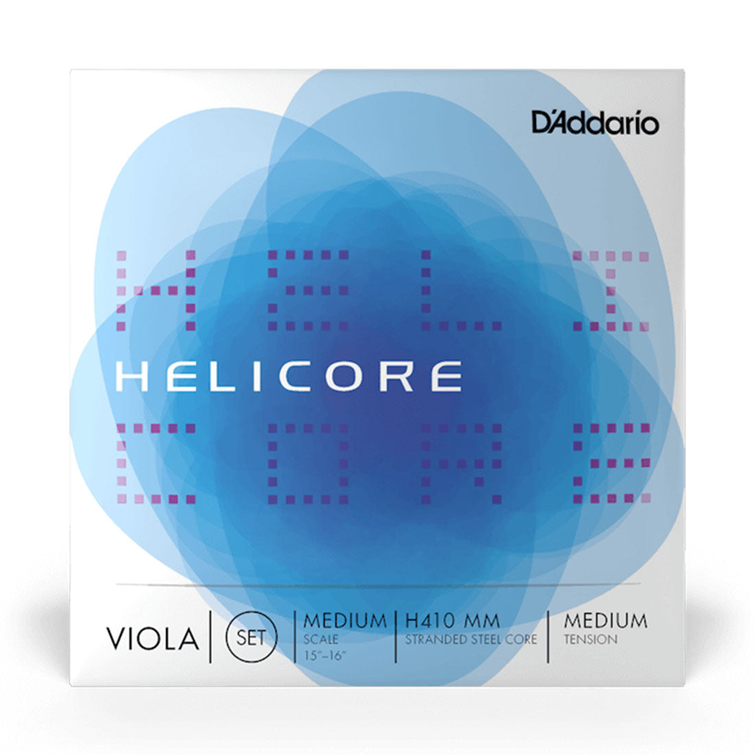 DAddario Helicore H410MM Viola Strings Medium Scale Medium Tension