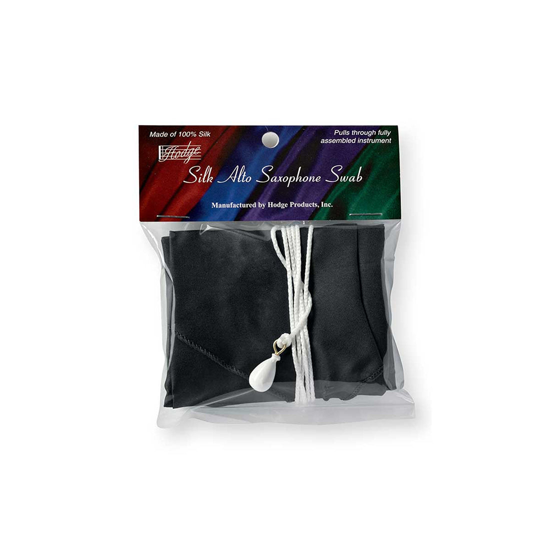 Hodge Black Alto Saxophone Silk Swab