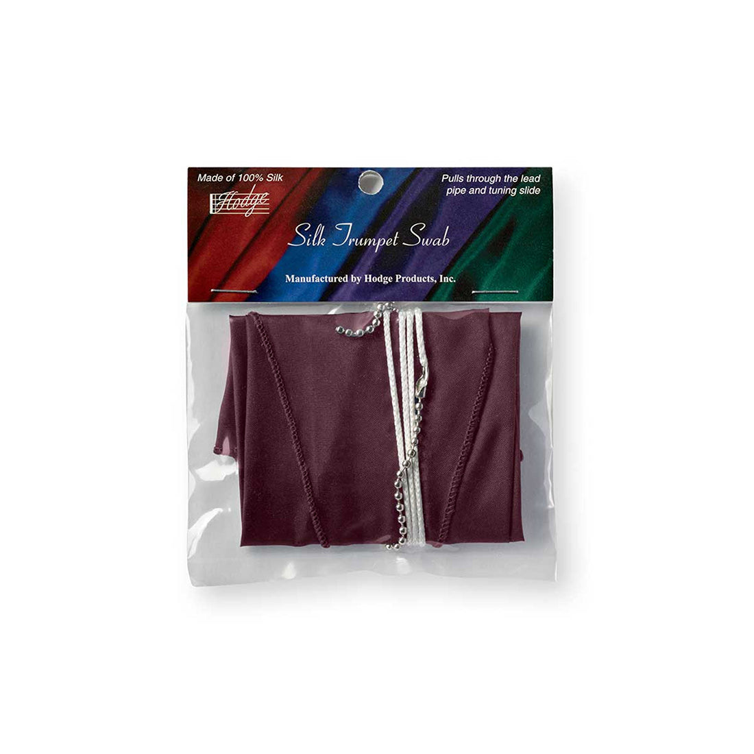 Hodge Burgundy Trumpet Swab