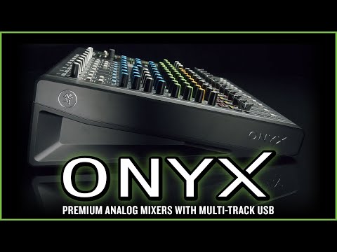 Mackie MK-ONYX8 8-Channel Premium Analog Mixer with Multi-Track USB