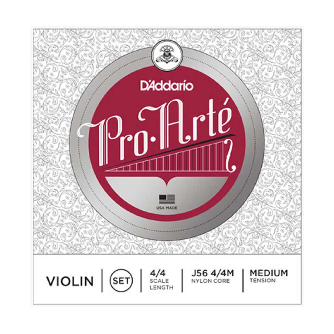 D'Addario J56m 4/4 Medium Violin Strings