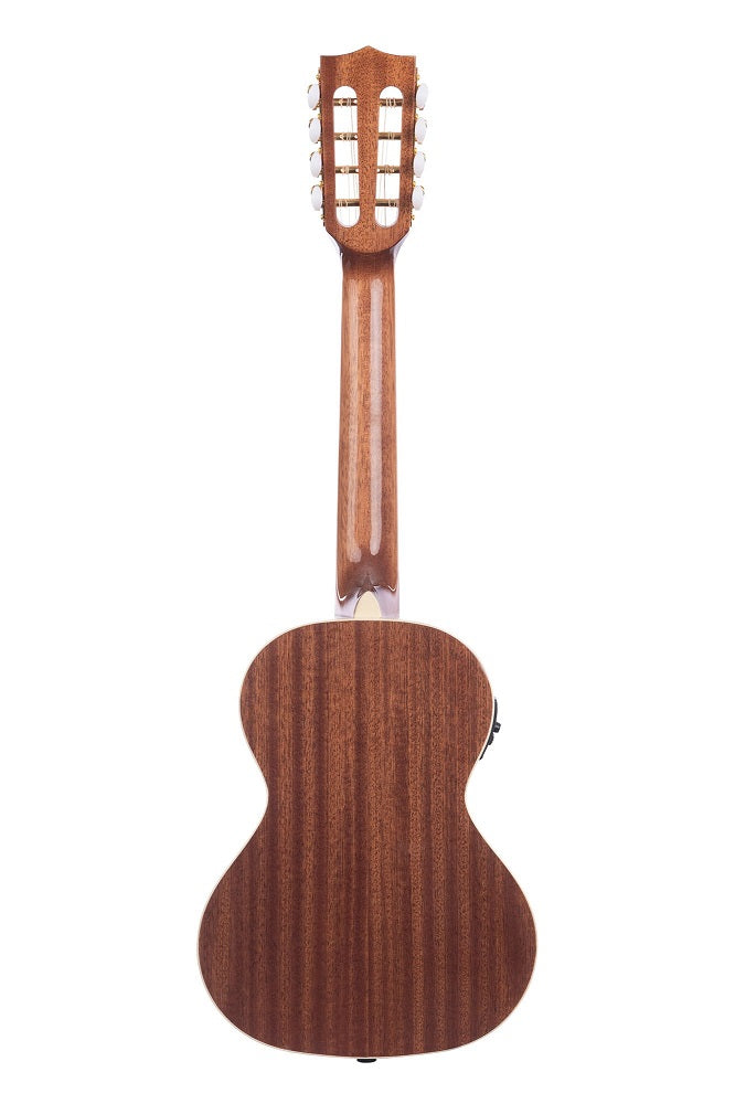 Kala KA-8E 8-String Tenor Ukulele Mahogany Gloss Finish With Pickup and Bag