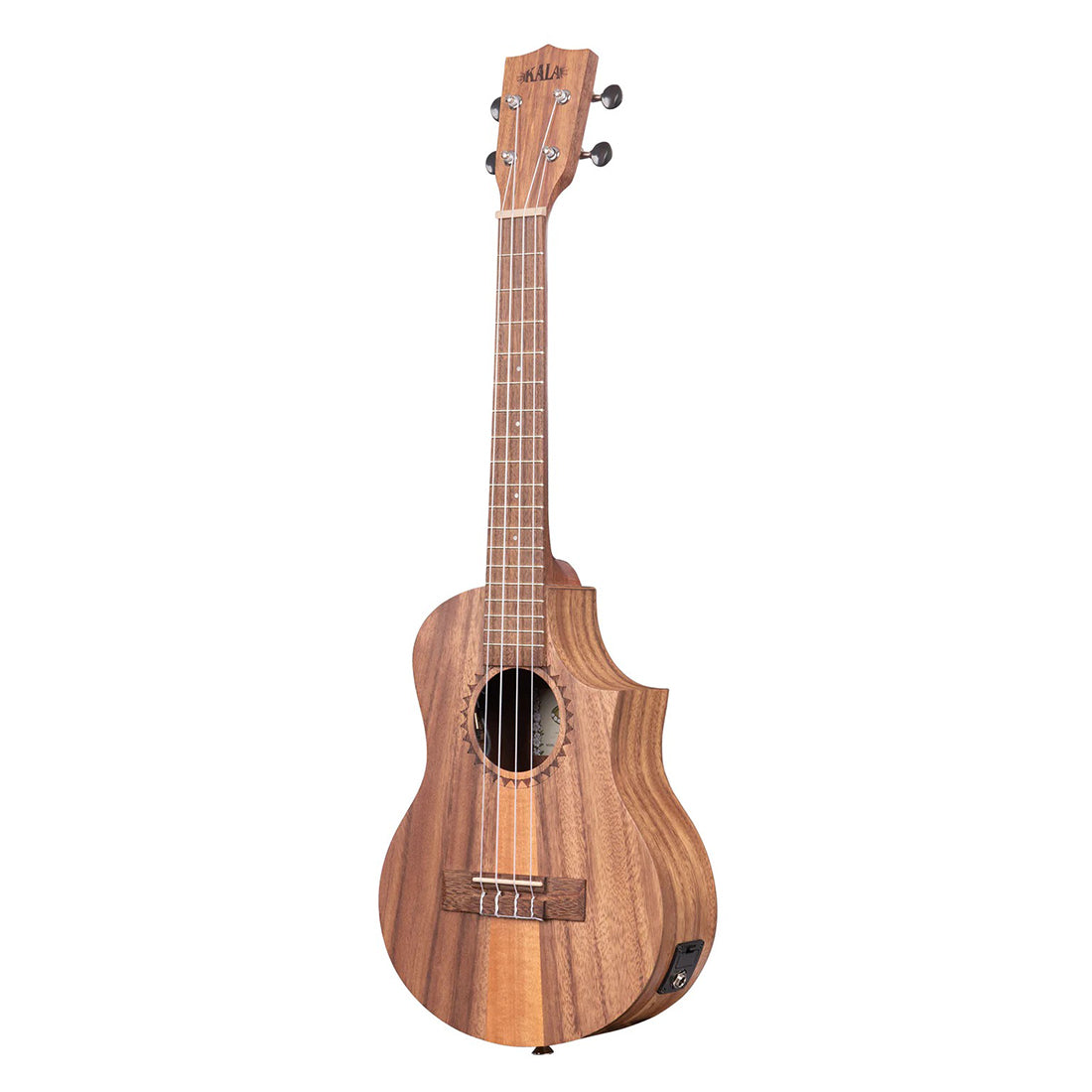 Kala Teak Tenor Cutaway Acoustic Electric Ukulele