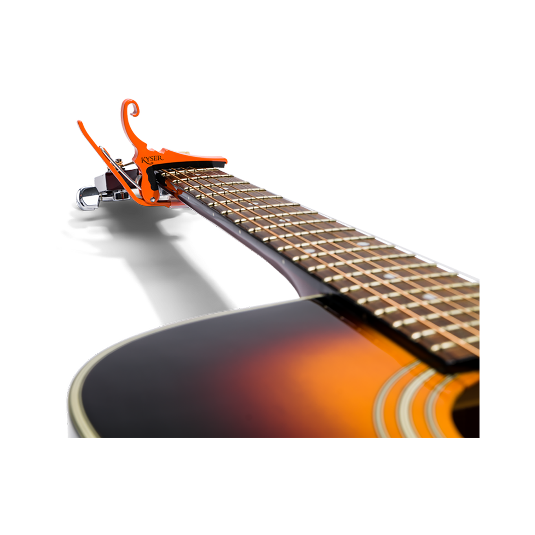 Kyser KG6OA Orange Blaze Quick-Change Acoustic Guitar Capo