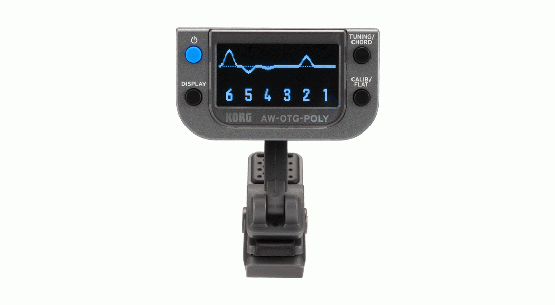 Korg Oled Clip On Tuner Guitar Polyphonic