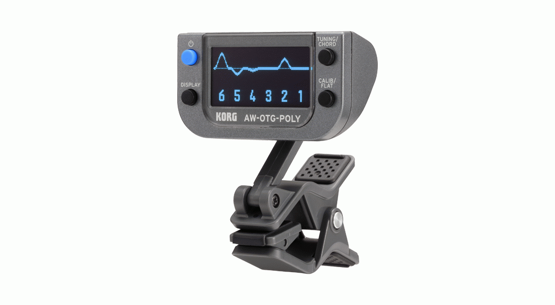 Korg Oled Clip On Tuner Guitar Polyphonic