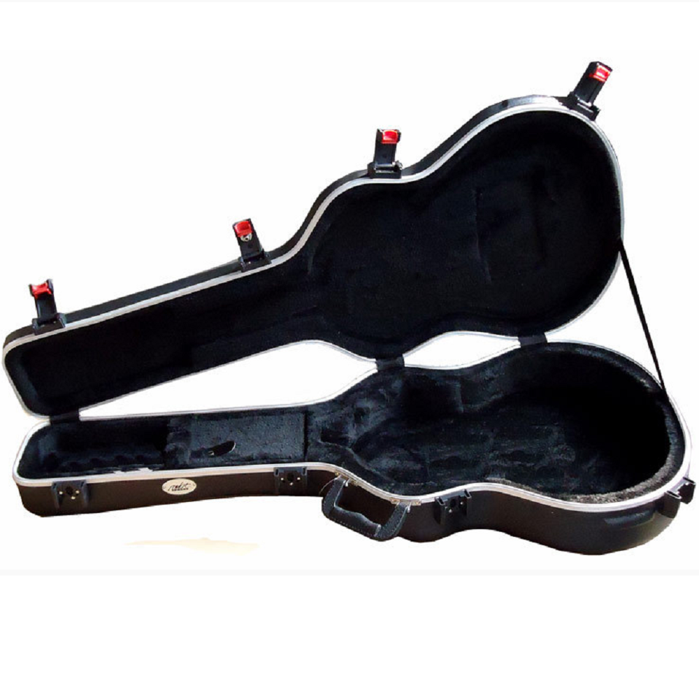 MBT MBTAGC ABS Dreadnought Acoustic Guitar Case in Black Equipped with TSA Latches