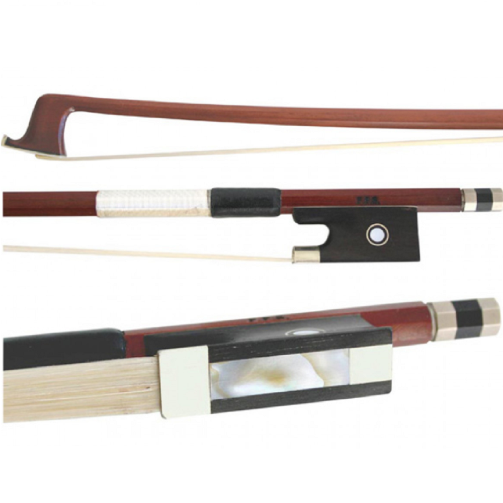 VIOLIN BOW 3/4 Size Round Stick Good Quality Brazil Wood