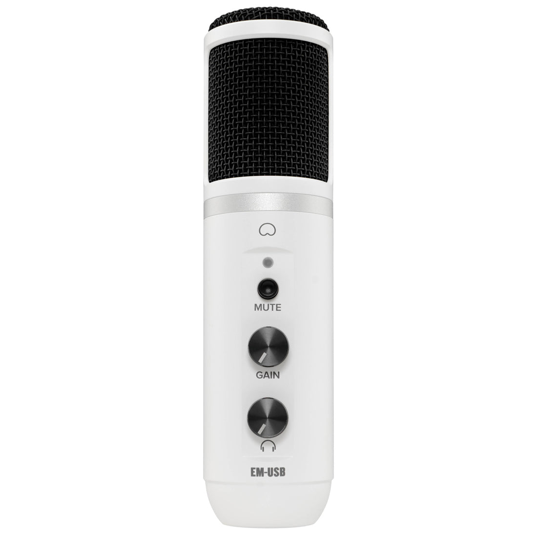 Mackie MK-EM-USB-LTD-WHT EM-USB Condenser Microphone - White