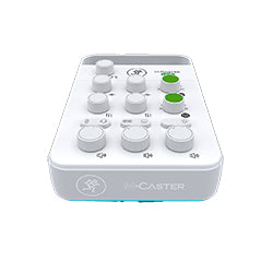 Mackie MK-MIXCASTER LIVE W Portable Live Streaming Mixer (White)
