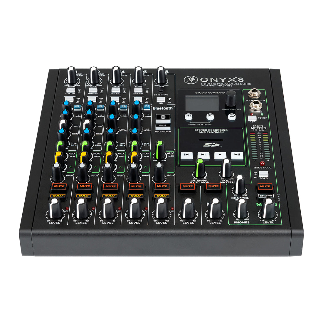 Mackie MK-ONYX8 8-Channel Premium Analog Mixer with Multi-Track USB