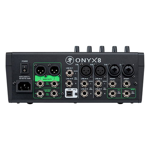 Mackie MK-ONYX8 8-Channel Premium Analog Mixer with Multi-Track USB
