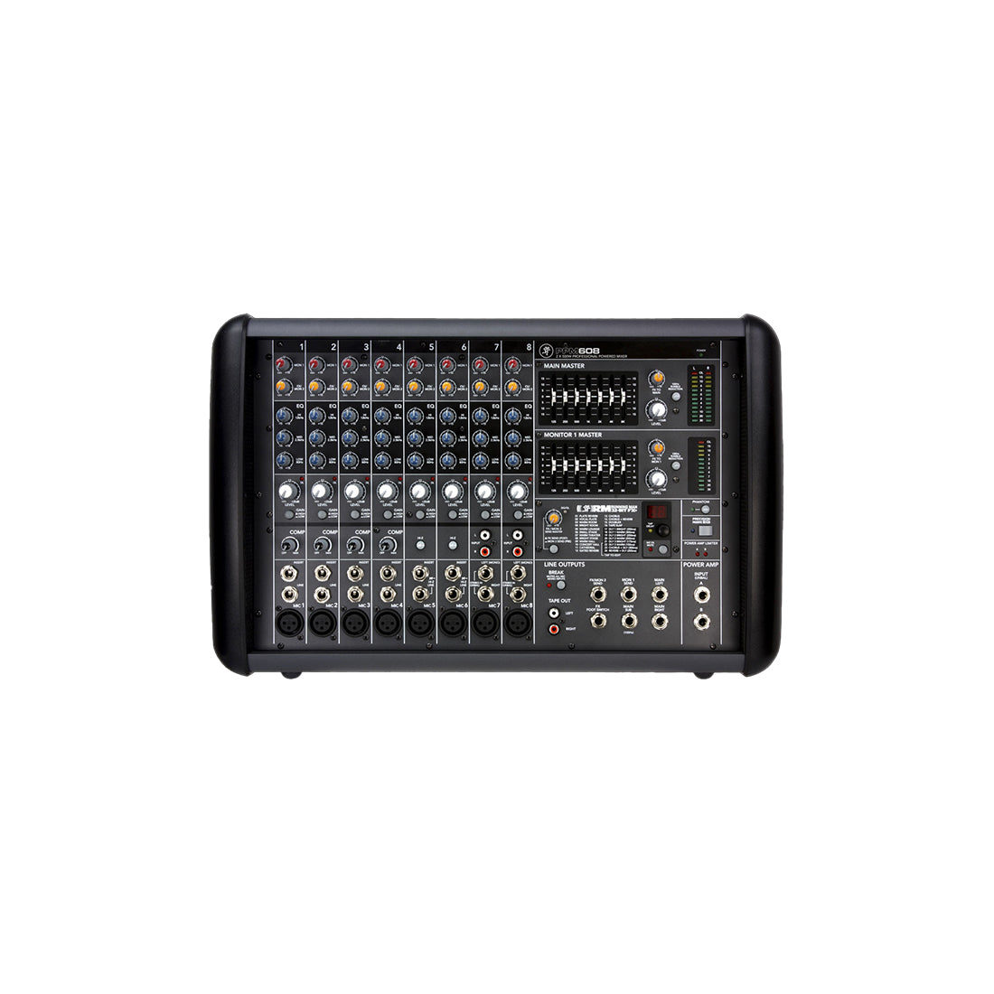 Mackie MK-PPM608 8-channel Powered Mixer w/ Effects (1000W)