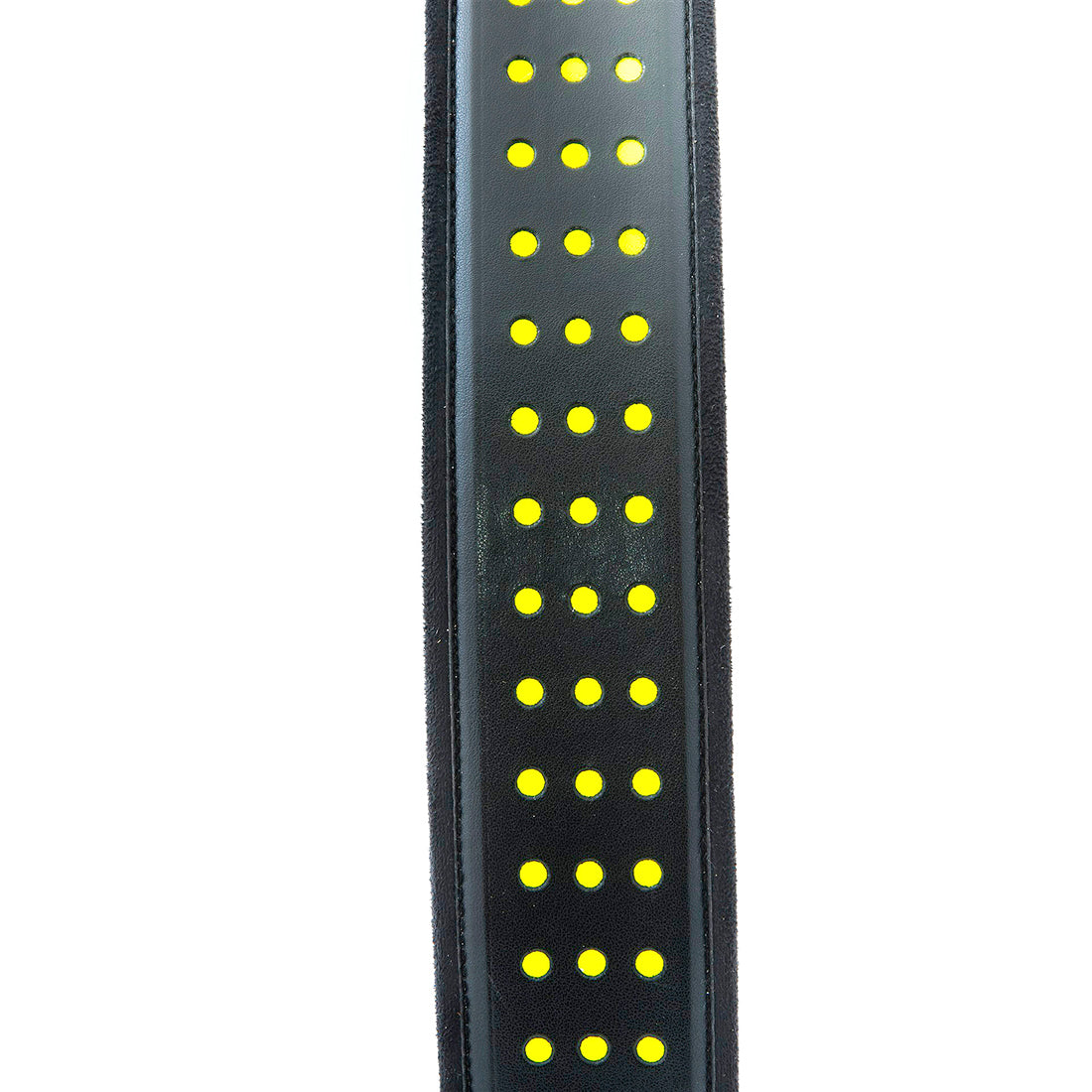Right On Straps MOJO Holes Neon Yellow Guitar Strap