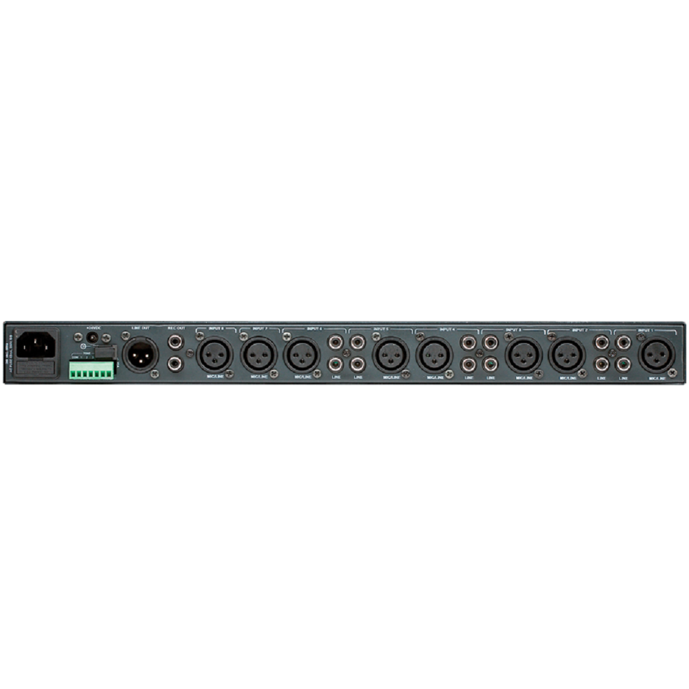 Mixer Australian Audio Rack Mount 1RU 8 Input