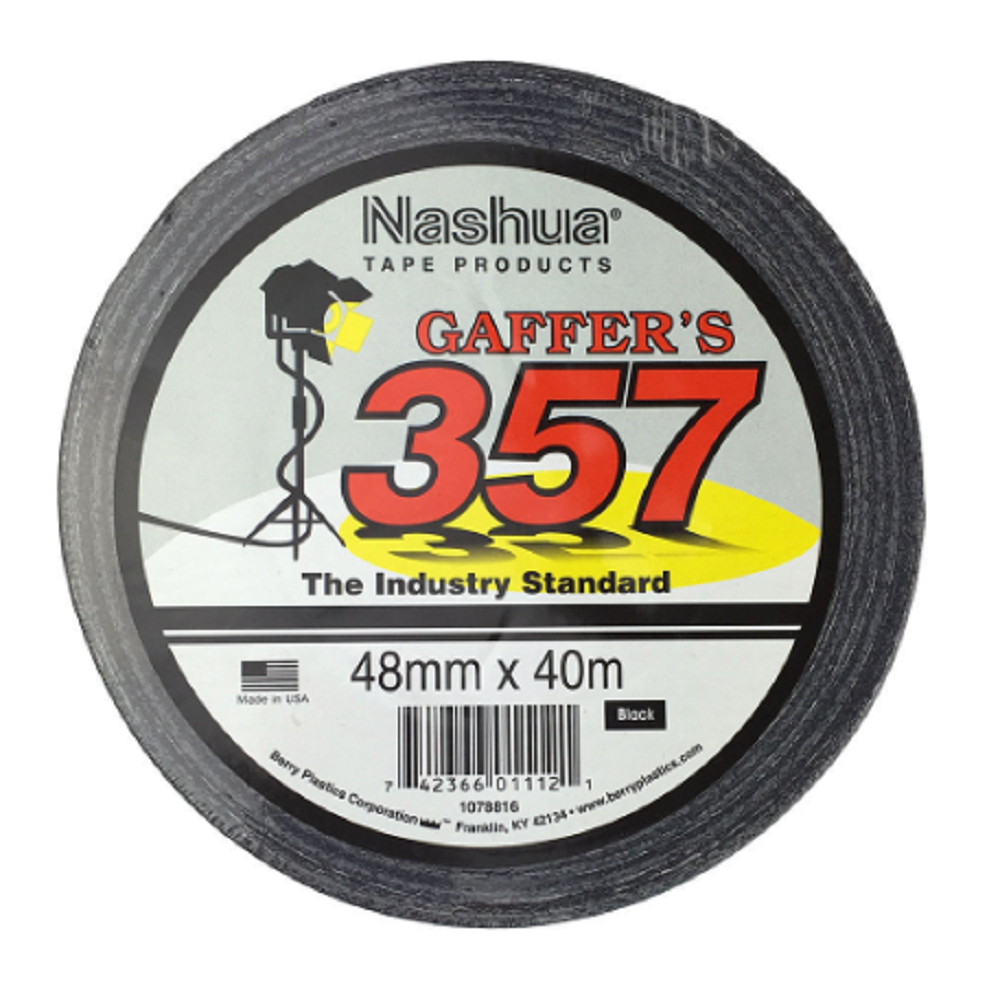 Nashua Gaffer's 357 Tape 48 mm x 40 m Black