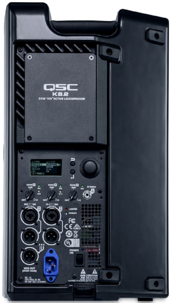 QSC K8.2 8 Inch 2000 Watt Powered Active Loudspeaker