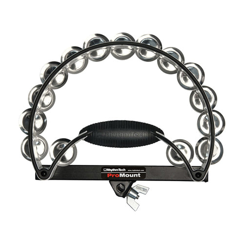 Rhythm Tech RTPRO20-U White and Black Nickel Jingles Tambourine